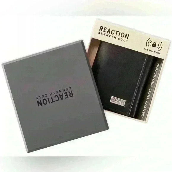 NWT🖤Men's Nappa Leather Extra-Capacity Tri-Fold Wallet - Picture 1 of 4